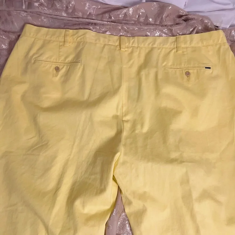 Polo Ralph Lauren Light Yellow Chinos Men's Size 50B-30 50 x 30